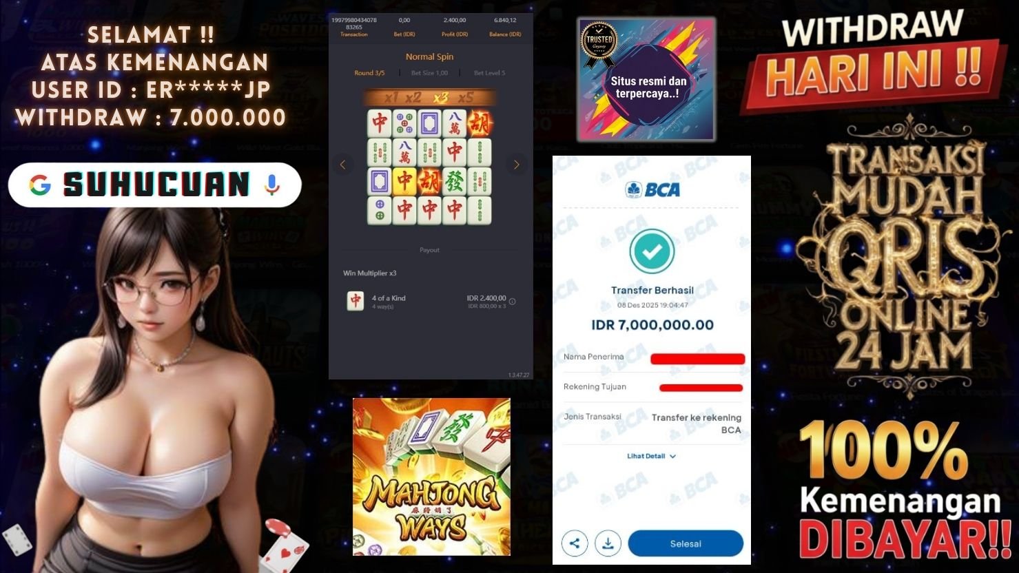 SUHUCUAN JACKPOT SLOT MAHJONG WAYS